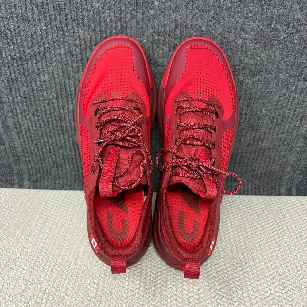 Lululemon Wildfeel Trail Running Shoes x Team Canada Olympics Red Men’s 10